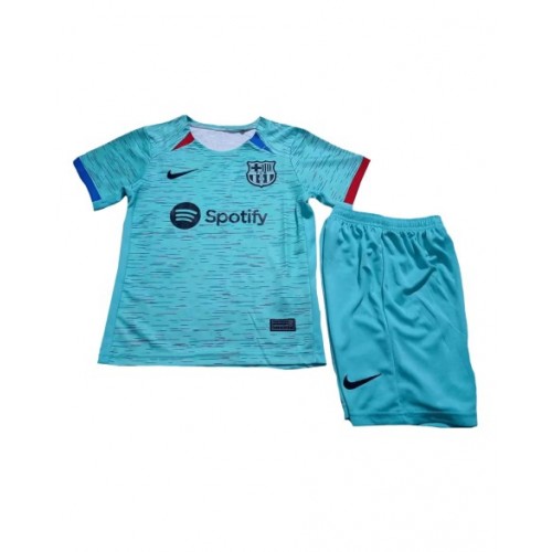 Kit de camiseta juvenil del Barcelona 2023/24 Tercera