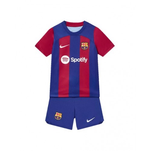 Camiseta juvenil del Barcelona, ​​equipo completo 2023/24, local