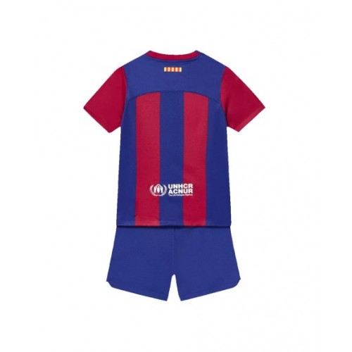 Camiseta juvenil del Barcelona, ​​equipo completo 2023/24, local