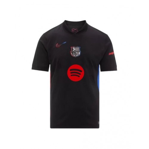 Camiseta de fútbol visitante del Barcelona 2024/25: logotipo de Spotify sin texto