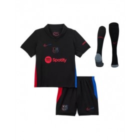 Kit de camiseta de visitante de fútbol del Barcelona 2024/25 para niños (camiseta + pantalones cortos + calcetines)