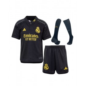 Camiseta juvenil del Real Madrid, equipo completo 2023/24, tercera equipación