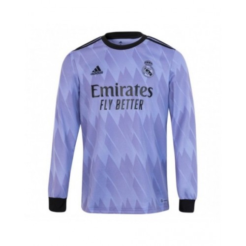 Camiseta visitante del Real Madrid 202223 manga larga