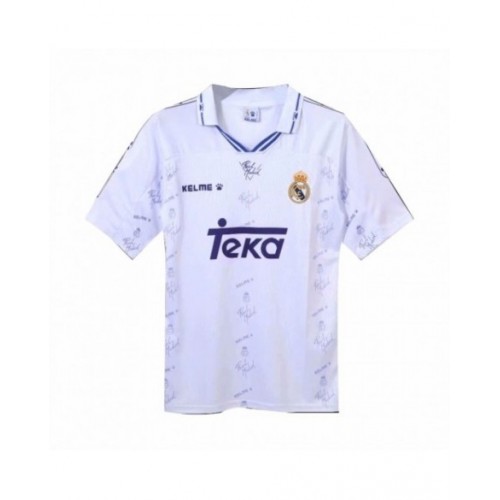 Camiseta retro de local del Real Madrid 199496