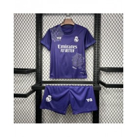 Camiseta infantil edición especial Y3 Rose del Real Madrid 2024/25 en color morado