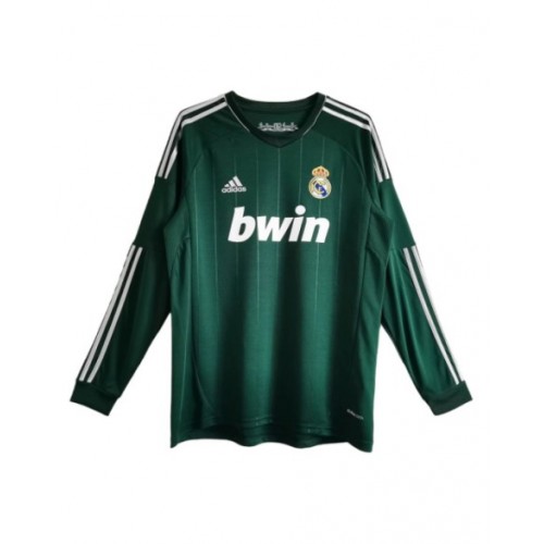 Camiseta de visitante del Real Madrid 201213 retro de Adidas de manga larga