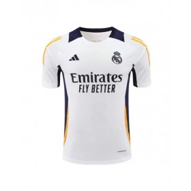 Camiseta de fútbol de entrenamiento previo al partido del Real Madrid 2024/25 - Blanco