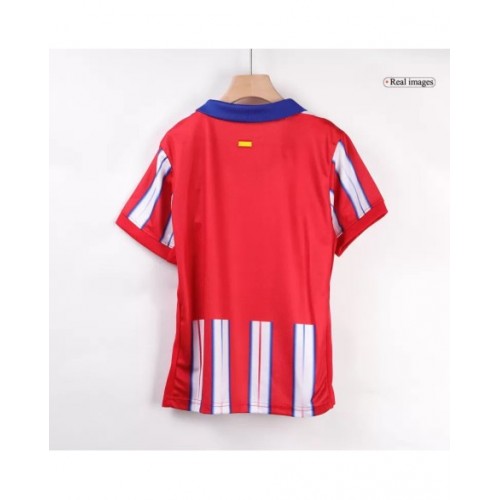 Camiseta de fútbol local del Atlético de Madrid 2024/25 para niños (camiseta + pantalón corto)