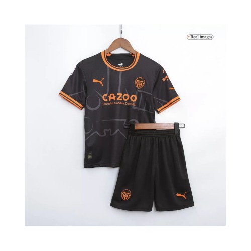 Kit de camiseta juvenil de visitante del Valencia 2022/23