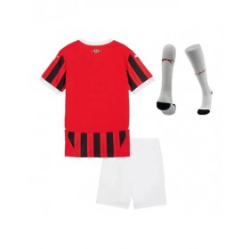 Kit de camiseta de local del AC Milan 2024/25 para niños (camiseta + pantalón corto + calcetines)