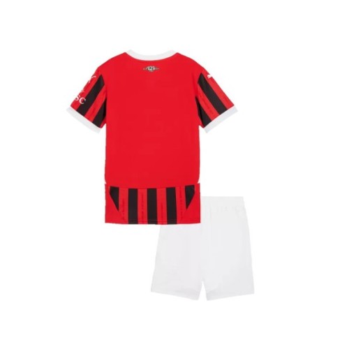 Kit de camiseta de local del AC Milan 2024/25 para niños (camiseta + pantalón corto)