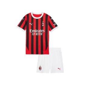 Kit de camiseta de local del AC Milan 2024/25 para niños (camiseta + pantalón corto)