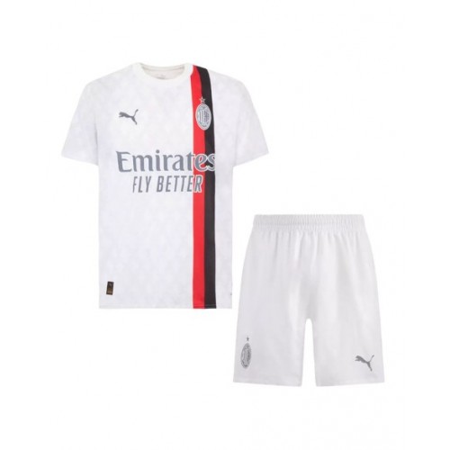 Kit de camiseta de visitante del AC Milan 2023/24