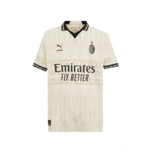 Camiseta auténtica de visitante del AC Milan X Pleasures 2023/24 cuarta