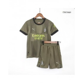 Kit de camiseta juvenil del AC Milan 2022/23 Tercera