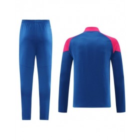 Chaqueta de entrenamiento del AC Milan (camiseta y pantalón) rosa y azul 2024/25