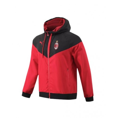 Sudadera con capucha del AC Milan 2023/24 - Negro y rojo