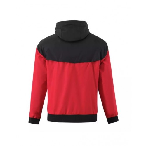 Sudadera con capucha del AC Milan 2023/24 - Negro y rojo