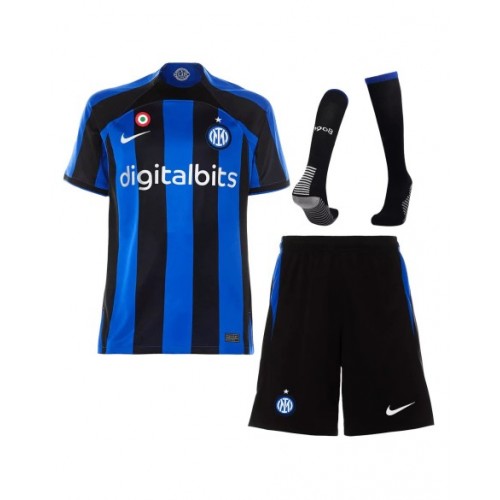 Camiseta juvenil del Inter de Milán, equipo completo 2022/23, local