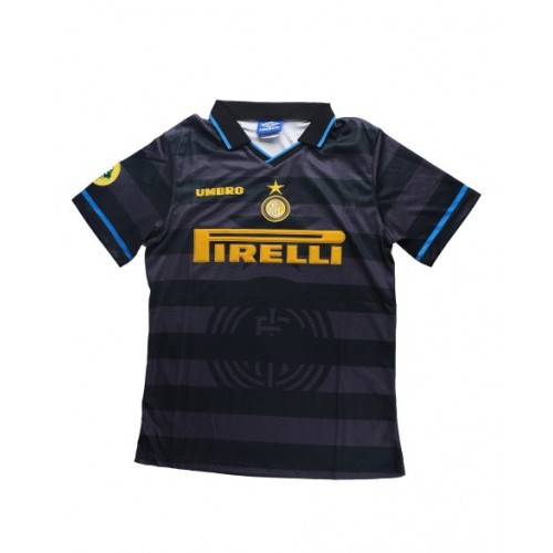 Camiseta retro de visitante de la Europa League del Inter de Milán 1997/98