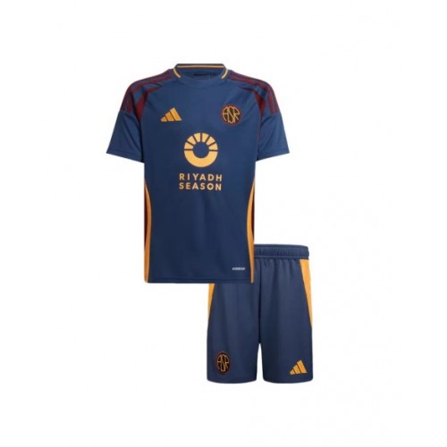 Kit de camiseta de fútbol de visitante de la Roma 2024/25 para niños (camiseta + pantalón corto)