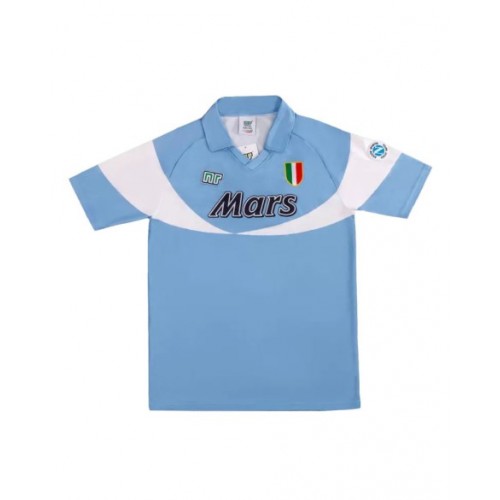 Camiseta retro de fútbol local del Napoli 1990/91