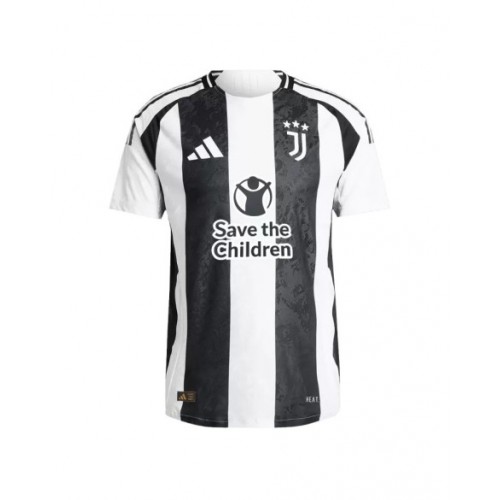 Camiseta de fútbol local de la Juventus auténtica 2024/25 - Patrocinador de Save The Children