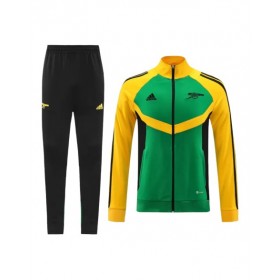 Kit de entrenamiento del Arsenal 2024/25 - Verde y amarillo (chaqueta + pantalón)