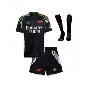 Kit de camiseta visitante del Arsenal 2024/25 para niños (camiseta + pantalones cortos + calcetines)