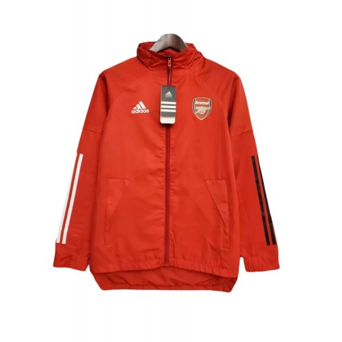 Chaqueta cortavientos Arsenal 2021/22 de color rojo