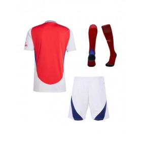 Kit de camiseta de local del Arsenal 2024/25 (camiseta + pantalón corto + medias)