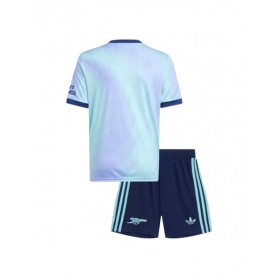 Kit de camiseta de fútbol de visitante del Arsenal 2024/25 para niños (camiseta + pantalón corto)