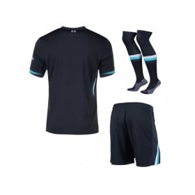 Kit de camiseta de fútbol visitante del Liverpool 2024/25 para niños (camiseta + pantalones cortos + calcetines)