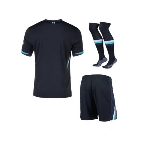 Kit de camiseta de fútbol visitante del Liverpool 2024/25 para niños (camiseta + pantalones cortos + calcetines)