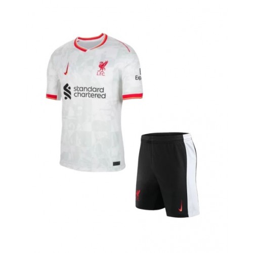 Kit de camiseta de fútbol de visitante de tercera equipación del Liverpool 2024/25 (camiseta + pantalón corto)