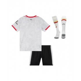 Kit de camiseta de fútbol de visitante de tercera equipación del Liverpool 2024/25 para niños (camiseta + pantalón corto + calcetines)