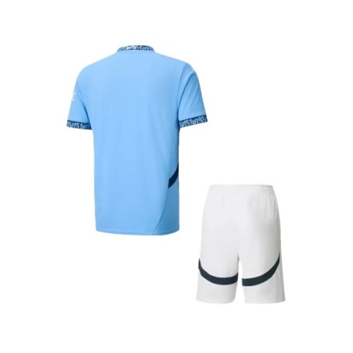 Kit de camiseta de local del Manchester City 2024/25 (camiseta + pantalón corto)