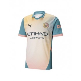 Camiseta de fútbol visitante de la cuarta equipación del Manchester City 2024/25