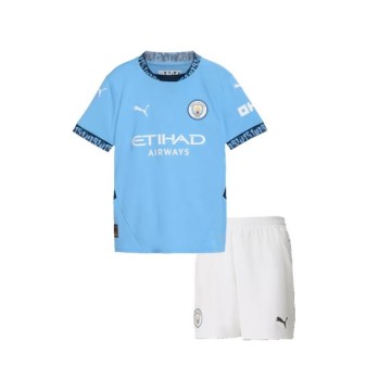 Kit de camiseta juvenil del Manchester City 2024/25 de local