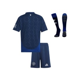 Kit de camiseta de visitante del Manchester United 2024/25 para niños (camiseta + pantalones cortos + calcetines)