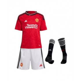 Camiseta juvenil Manchester United Kit completo 2023/24 Local