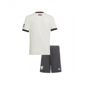 Kit de camiseta de fútbol de visitante del Manchester United 2024/25 para niños (camiseta + pantalón corto)