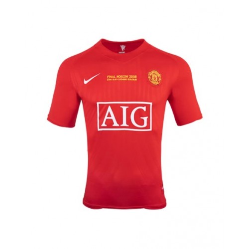 Camiseta local del Manchester United 2007/08 Liga de Campeones