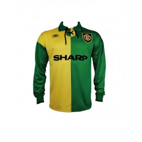 Camiseta de visitante del Manchester United 1992 de manga larga