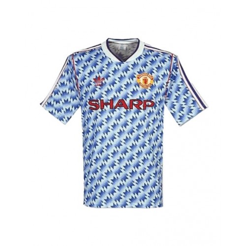 Camiseta retro visitante del Manchester United 1990/92