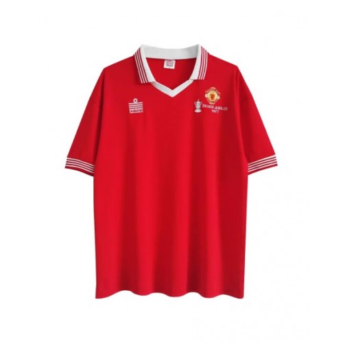 Camiseta retro de local del Manchester United 1977 de Admiral