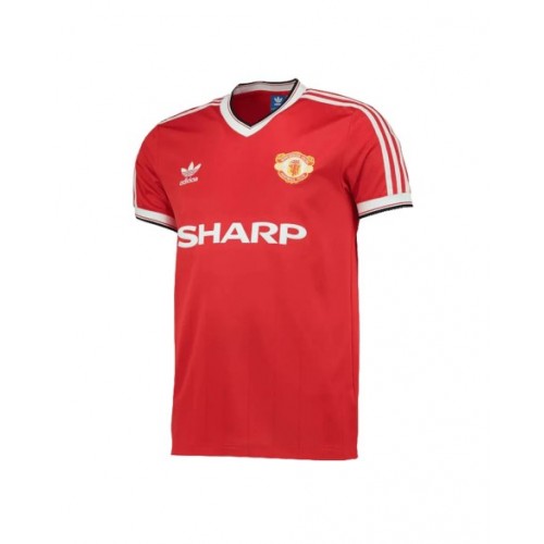 Camiseta retro de local del Manchester United 1982/84