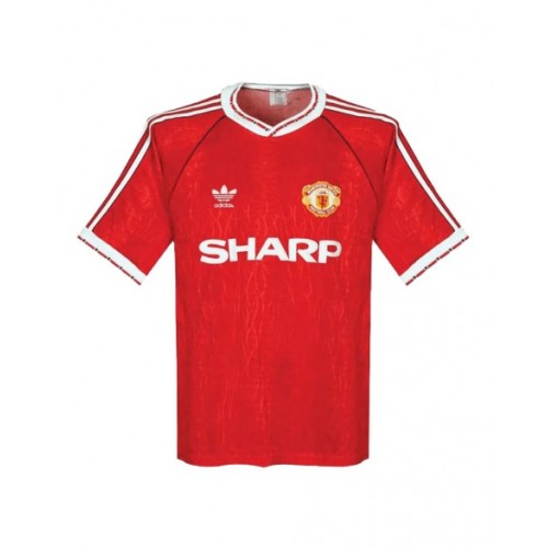 Camiseta retro de local del Manchester United 1990/92