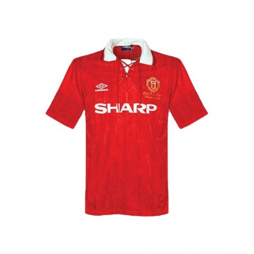 Camiseta retro de local del Manchester United 1992/94