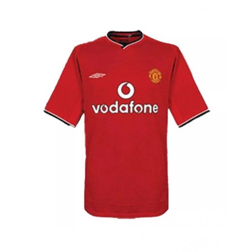 Camiseta retro de local del Manchester United 2000/02